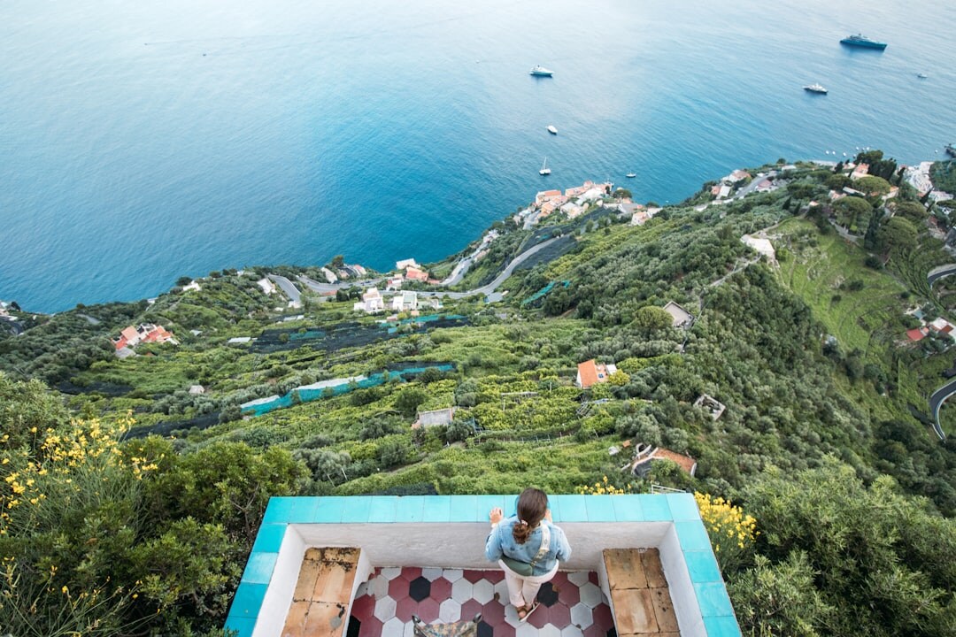 luxury villa terrace view