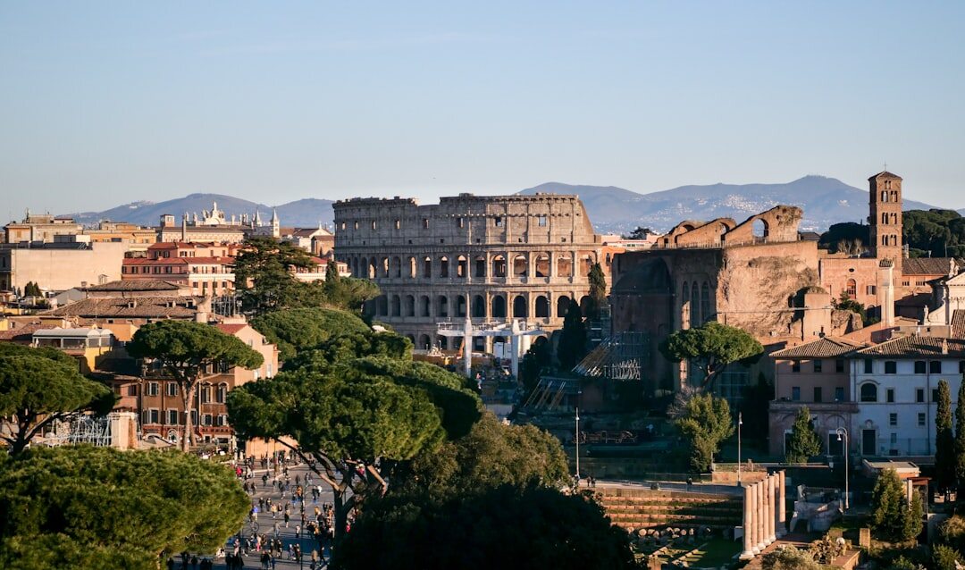 rome colosseum view