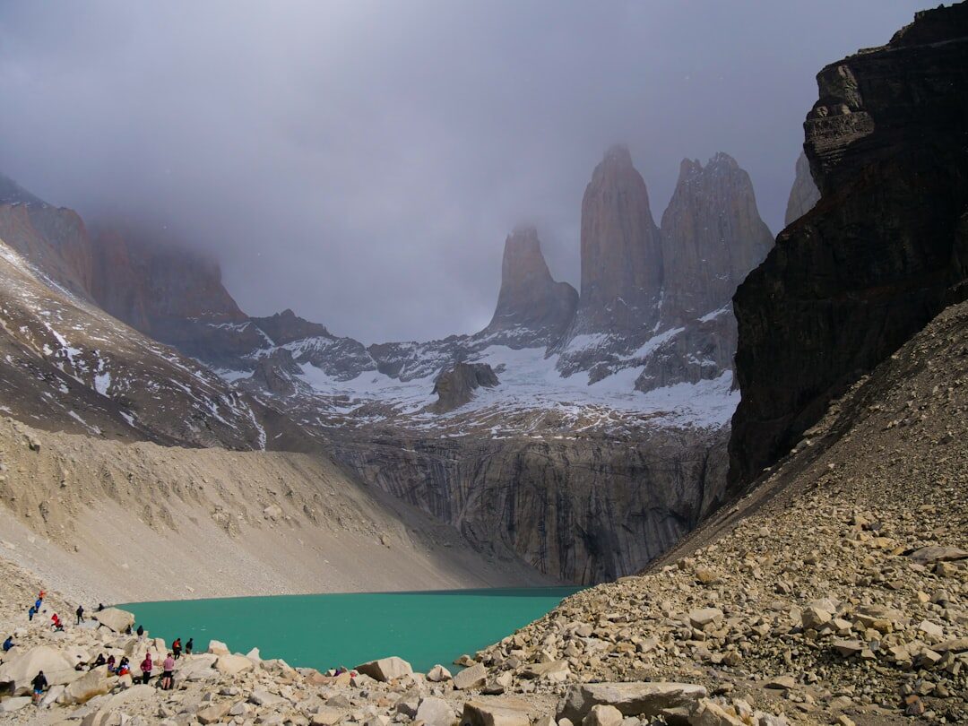 Glacier landscape in Chilean Patagonia